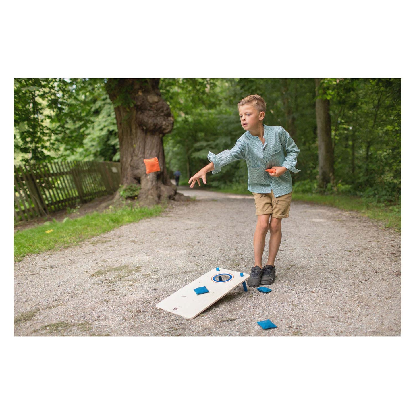 Giocattoli bs buca di mais hout catturando il gioco di lancio