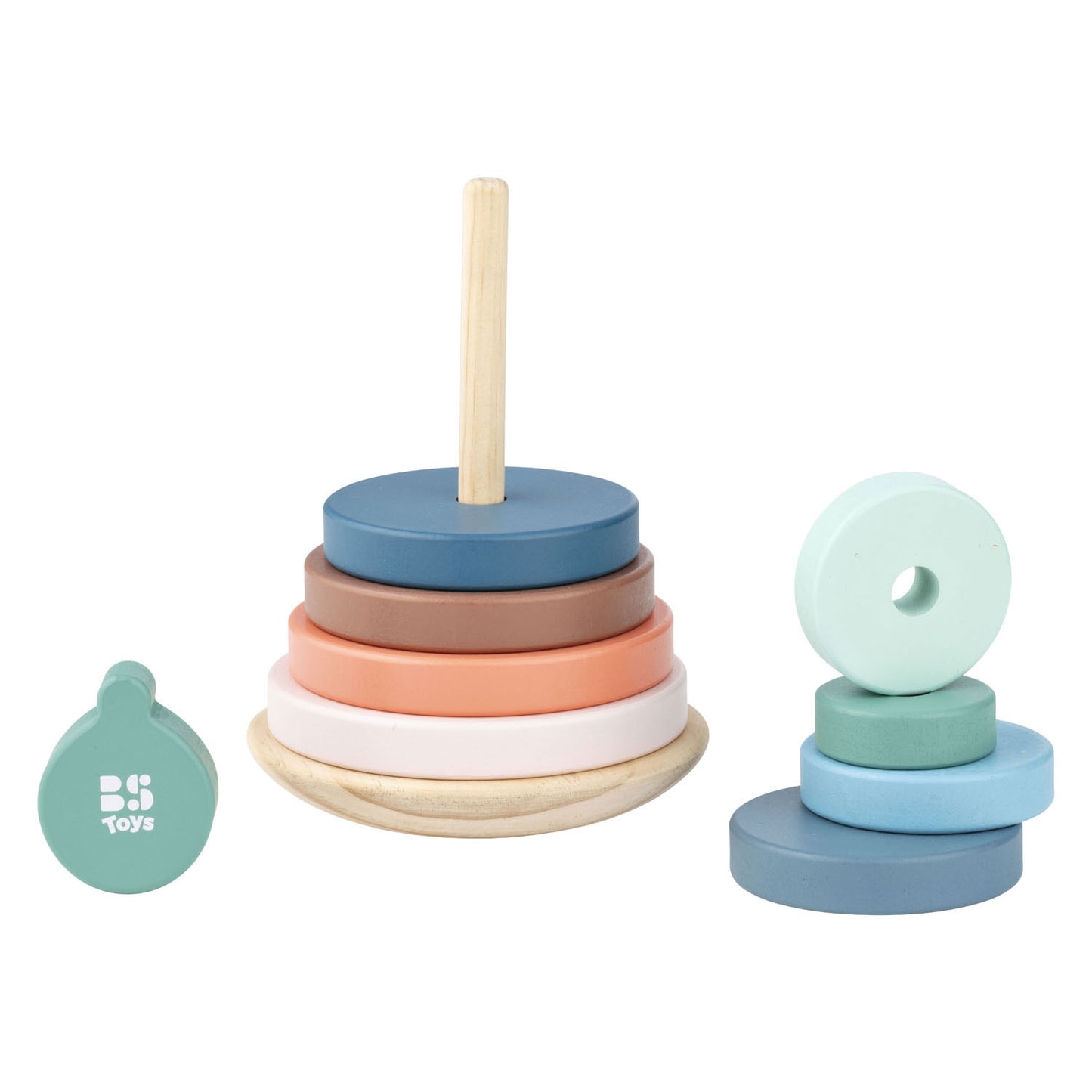 Anelli impilabili in legno Bs Toys