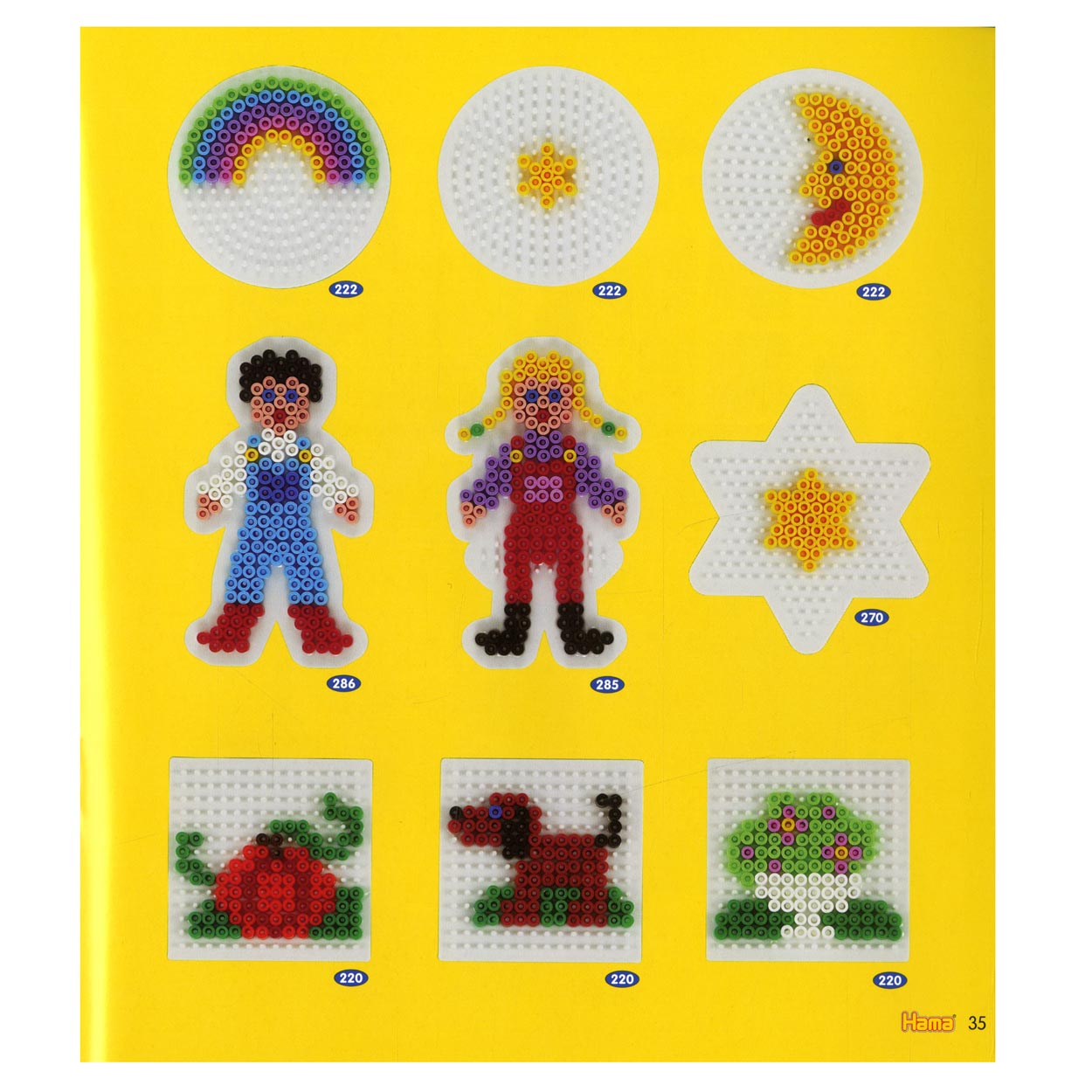 Hama String Beads Inspiration Booklet, No. 10