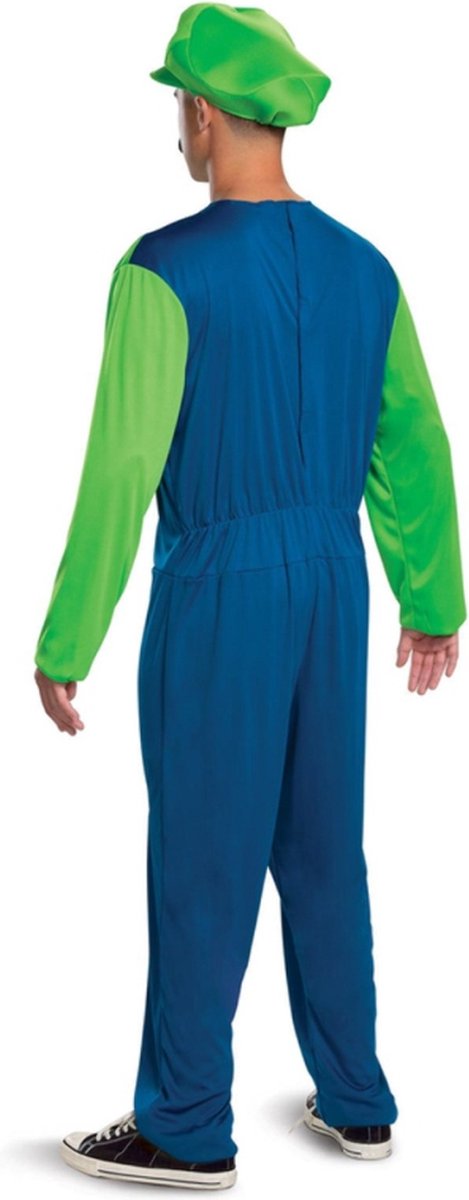 Travestimento Nintendo Super Mario Brothers Luigi Costume classico - M - Blu verde
