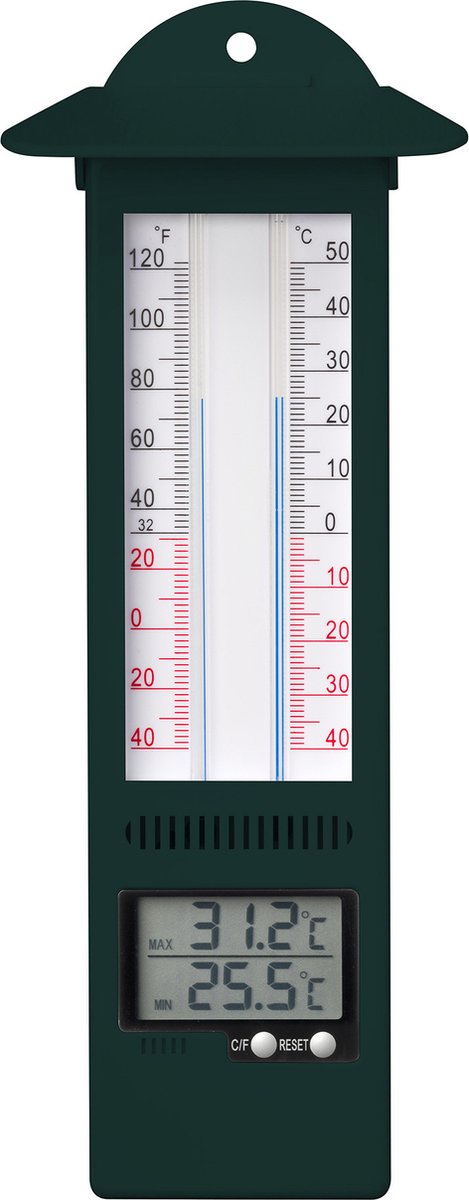 Nature Nature Tuinthermometer Min-Max Digital 9.5x2.5x24 cm