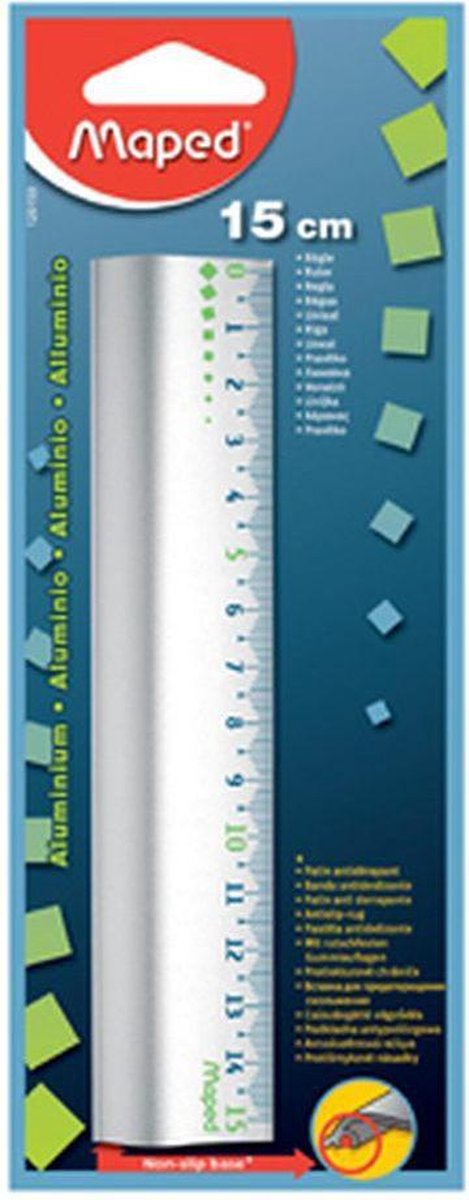 Righello Maped Office in alluminio da 15 cm