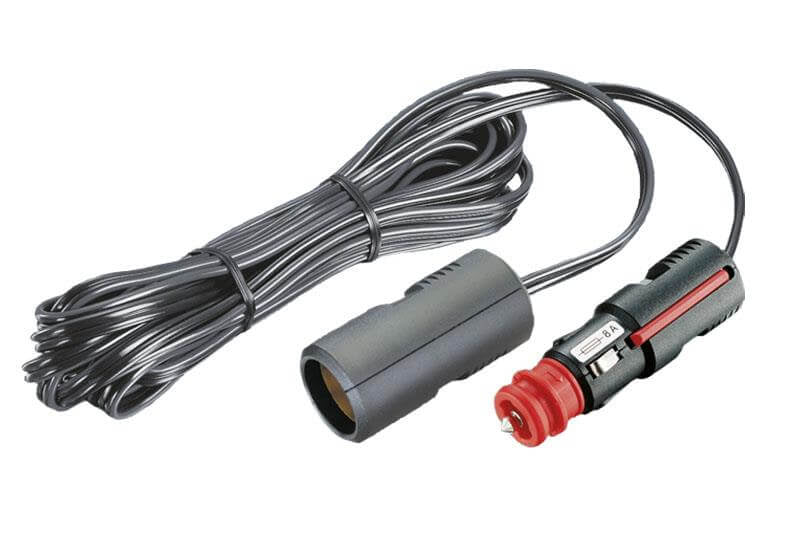 Cable adaptador de 12 voltios de enchufe uni a toma de cigarrillos