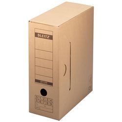 Scatole archivio Leitz in cartone marrone