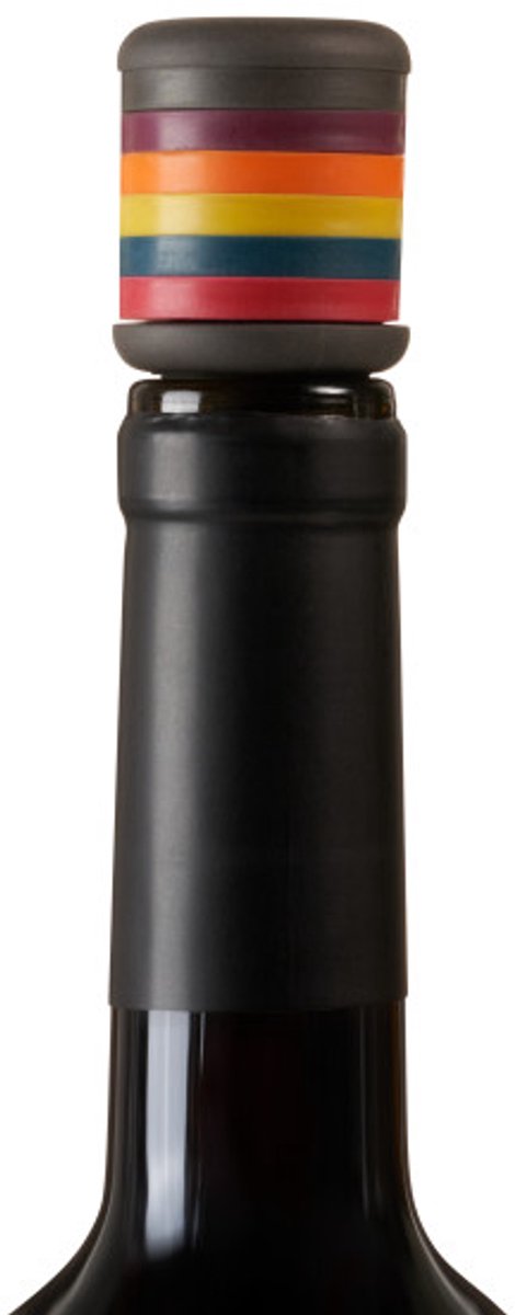 Tappo per vino Innovine™ con 6 segnabicchieri