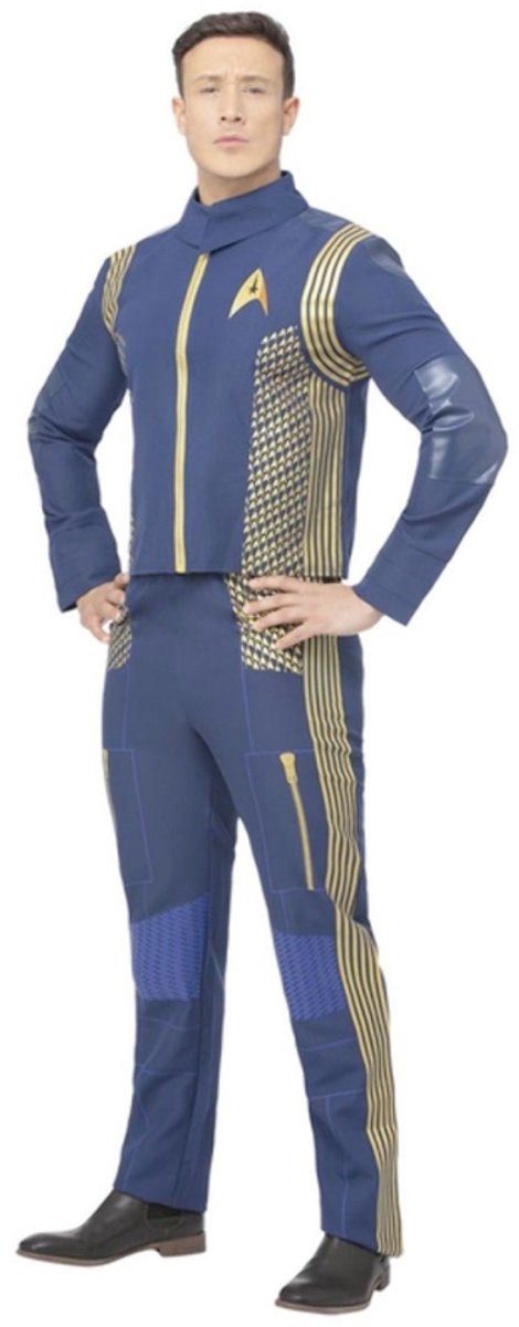 Smiffys - costume uniforme da comando di Star Trek Discovery - l - blu