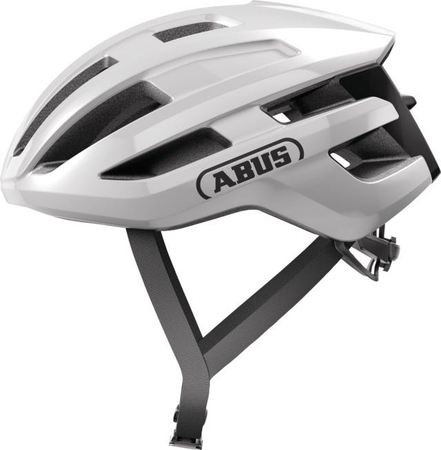 Casco Abus powerdome bianco lucido
