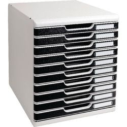 Cassettiere Multiform nero grigio a4