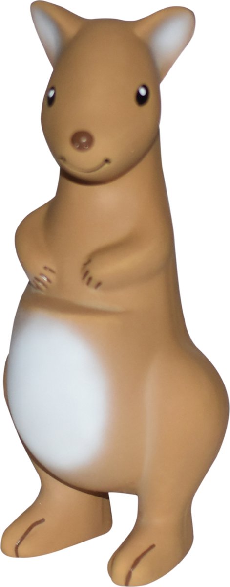 Tikiri il mio primo animale australiano - canguro - gomma naturale - con campanello - 0 anni