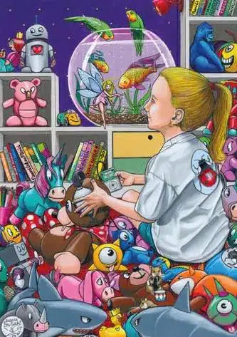 Puzzle of Girl in Nursery 300 XL pezzi