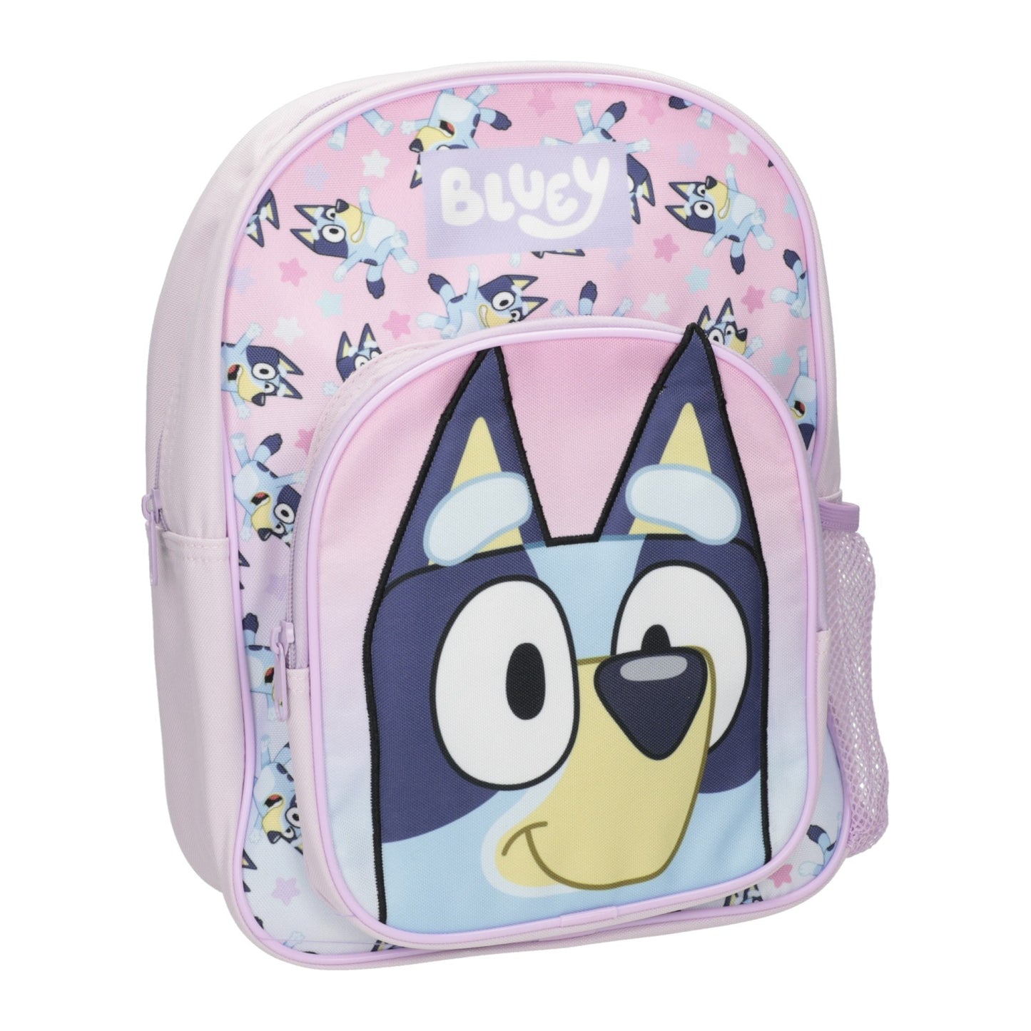 Zaino con tasca anteriore rosa blu