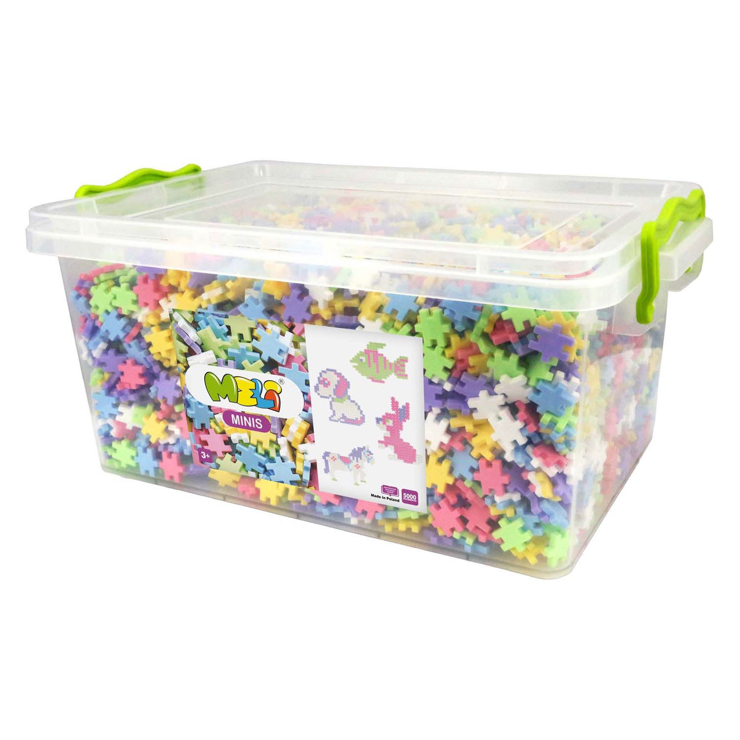 Meli minis mattoncini pastello, 5000 pz.