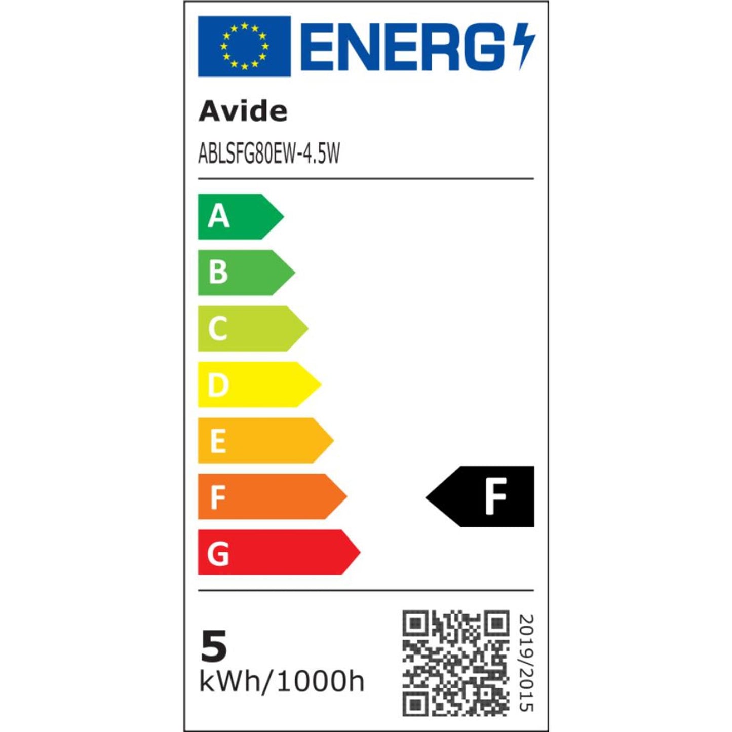 Lampada LED Avide 4.5W E27 2700K 400lm