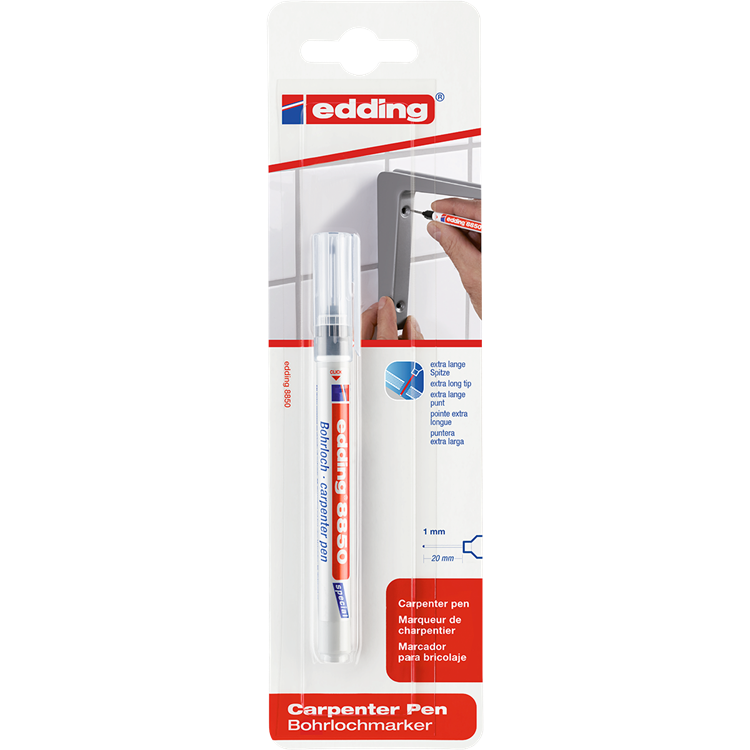 Penna da falegname Edding 488501 nera 0,7 - 1 mm