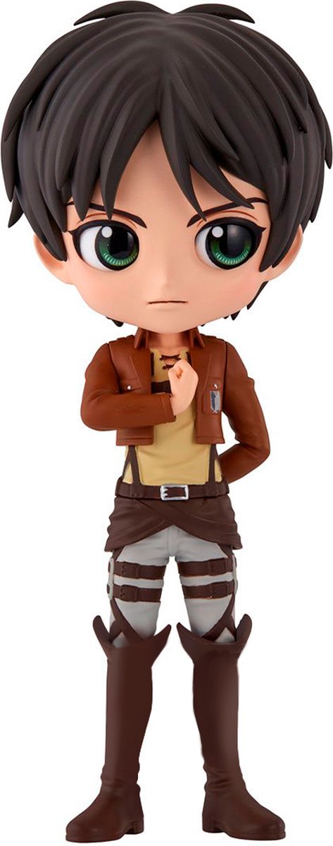 Bandai banpresto attack on titan - q posket figuur - eren yeager ver.a