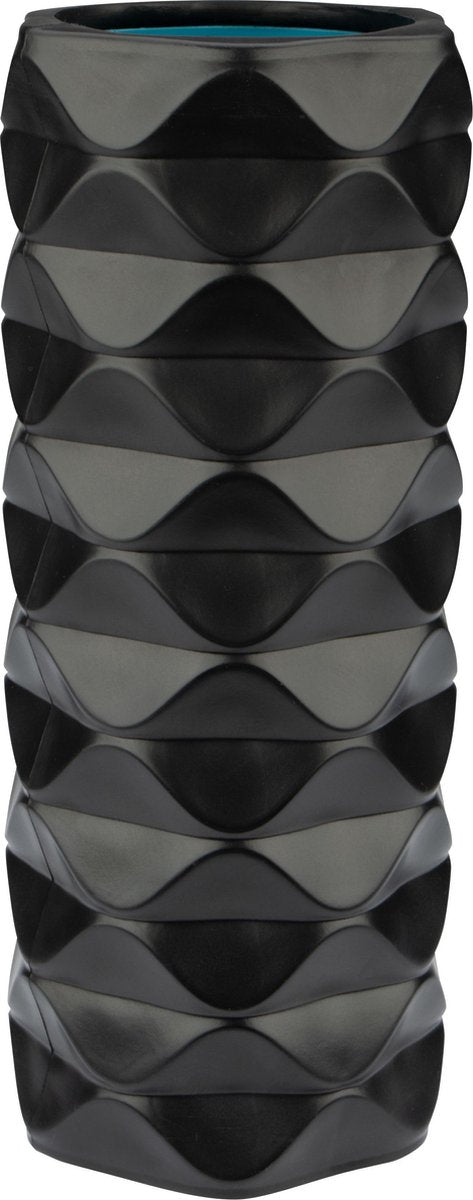 Rullo massaggiante Avento - schiuma - onda - nero blu