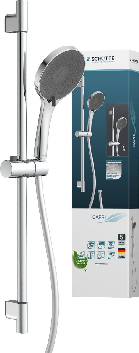 Juego de barra de ducha Schütte Capri - 3 posiciones - cromo