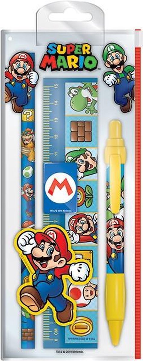 Personaggi Nintendo Super Mario - set da scrittura