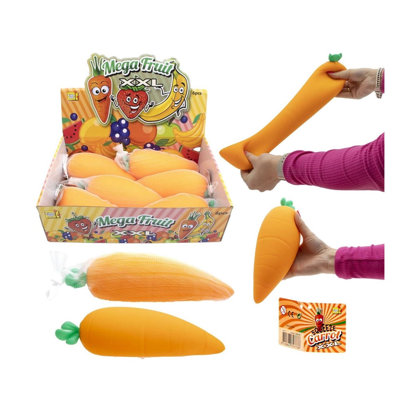 Spremi carota xxl 28 cm 360 gr 6 pezzi