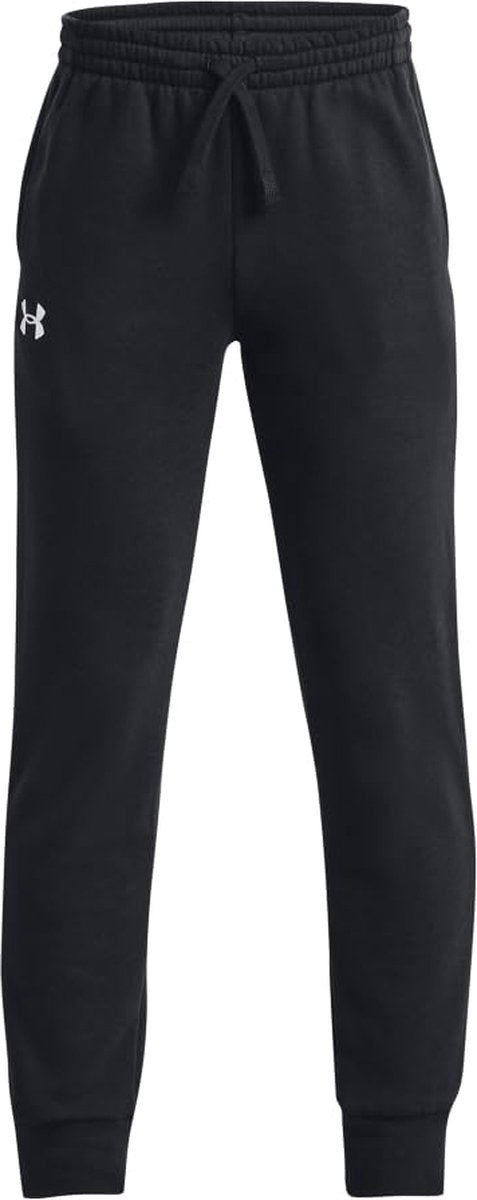 Under armour ua rival polar joggers-blk pantalones deportivos para niños - negro - blanco