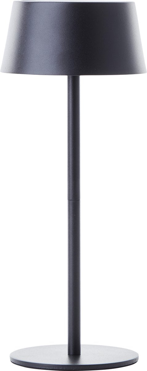 Brilliant picco - lámpara de mesa solar recargable - exterior - led 4w 3000k - 3 stepdim - ip44 - negro