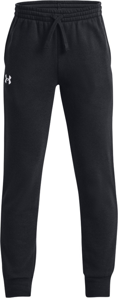 Under armour ua rival polar joggers-blk pantalones deportivos para niños - negro - blanco