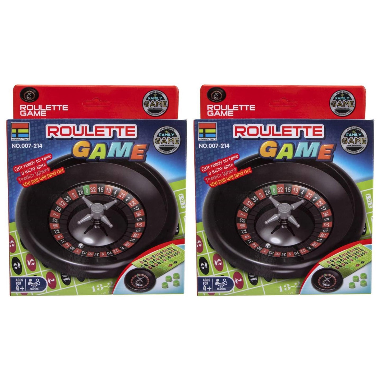 Gioco della roulette in scatola ø17cm
