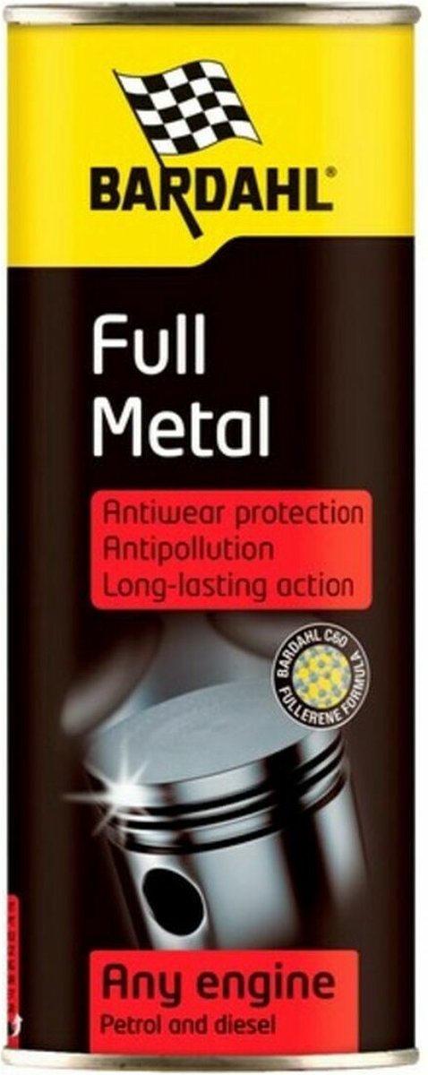 Bardahl acción antidesgaste full metal gasolina y diésel - 400 ml