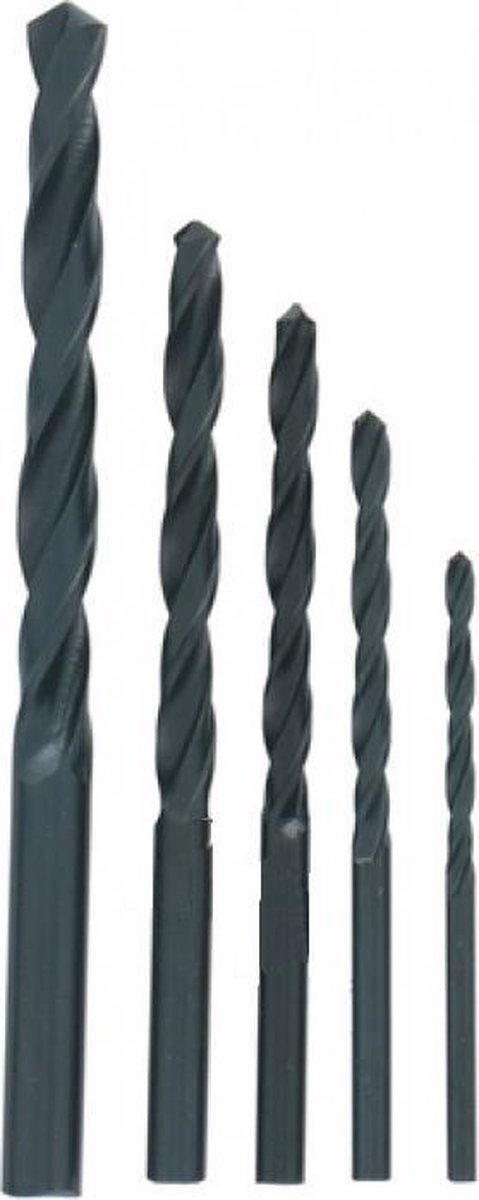Set punte per metallo Kinzo da 5 pezzi (3-8mm)