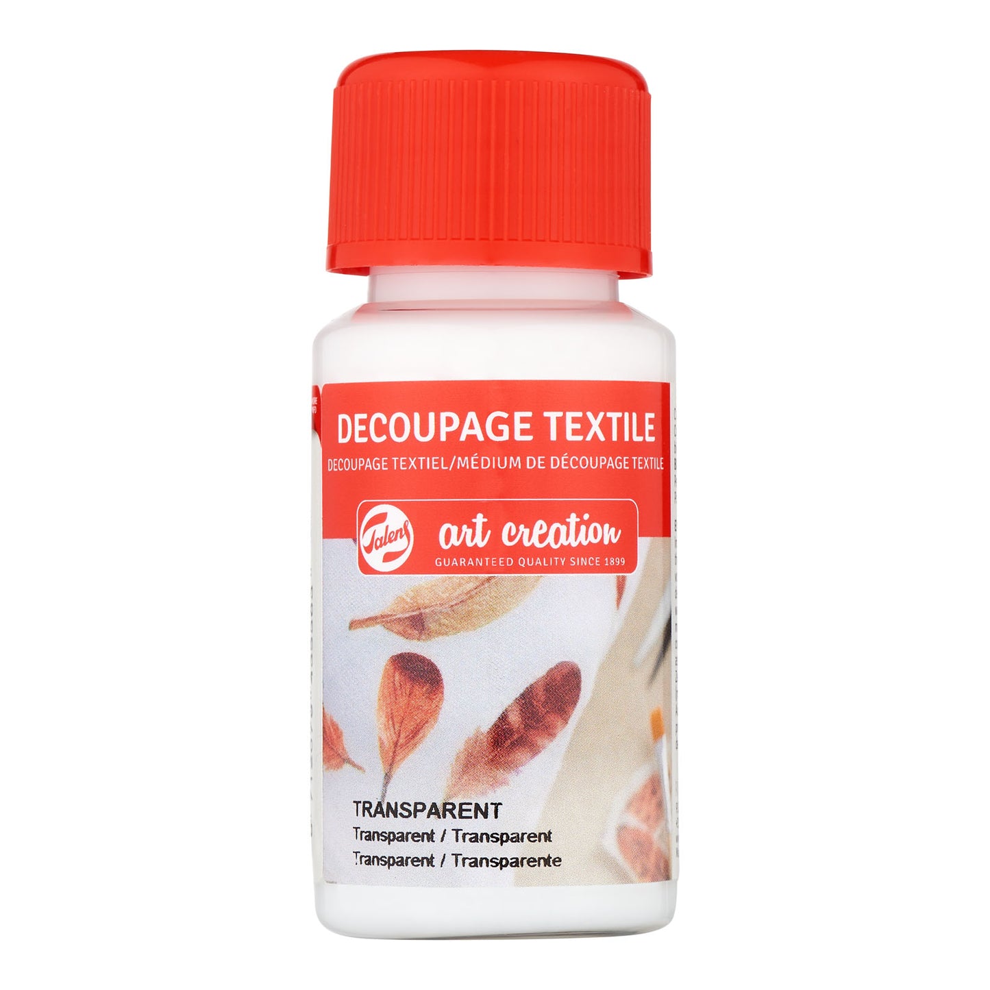 Talens creación artística • decoupage textil transparente 50ml