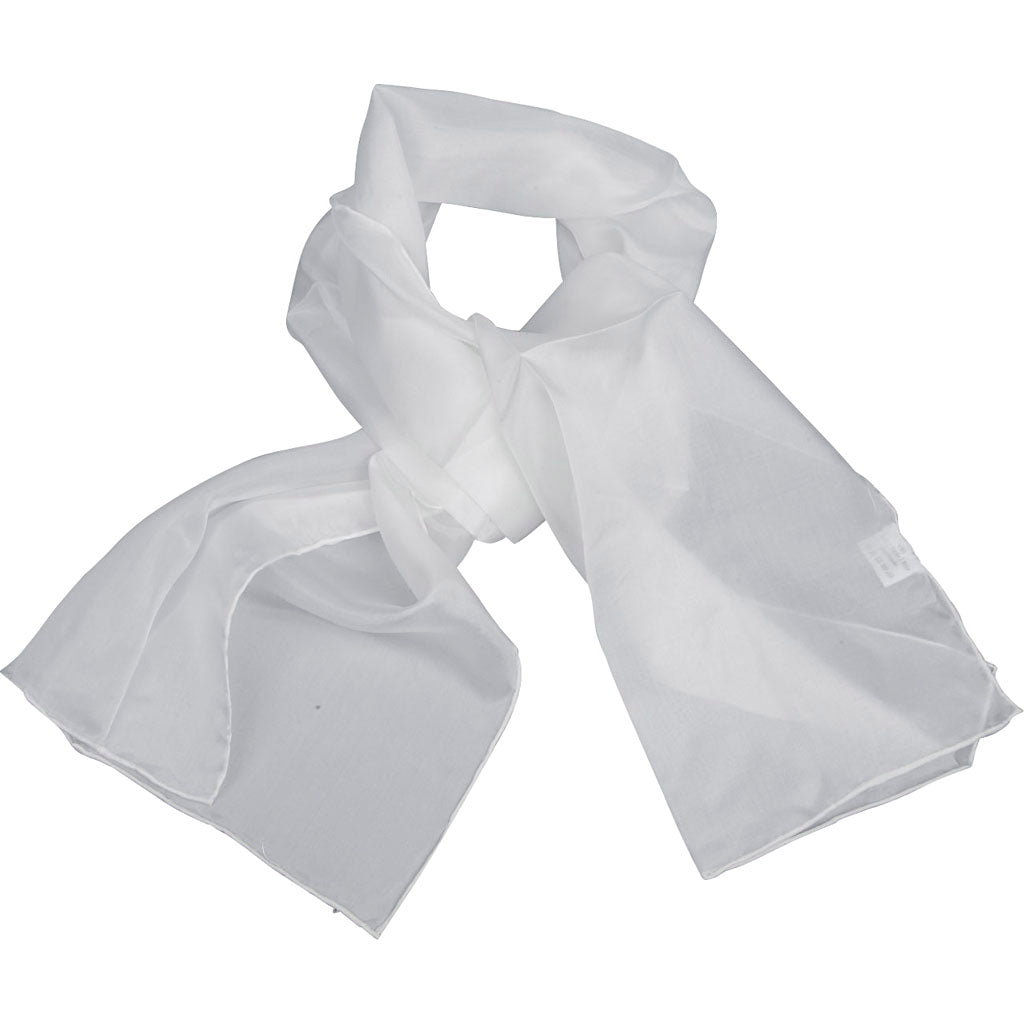 Sciarpa in seta Creativ company, misura 35x130 cm, pongee 5, 22 g, 1 pezzo
