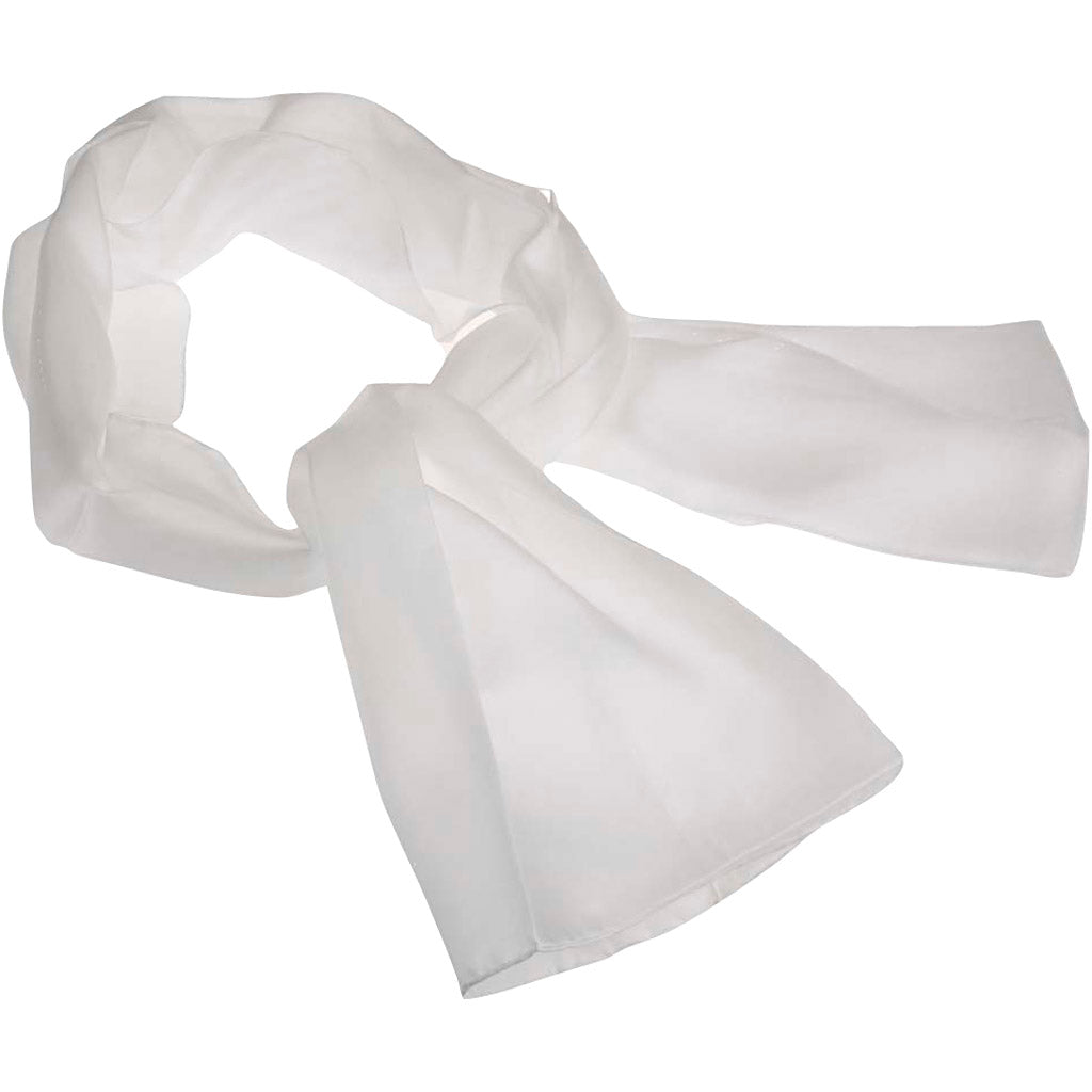 Bufanda de seda Creativ company, medidas 40x150 cm, pongee 5, 22 gr, 1 unidad
