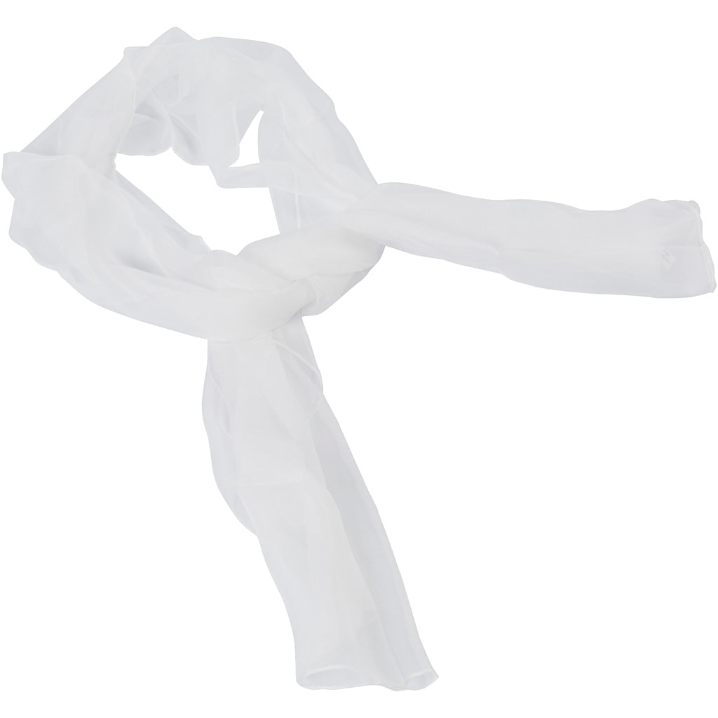 Creativ Company Silk Chiffon Buff, AFM 45x180 cm, 15 gr, 1 pieza