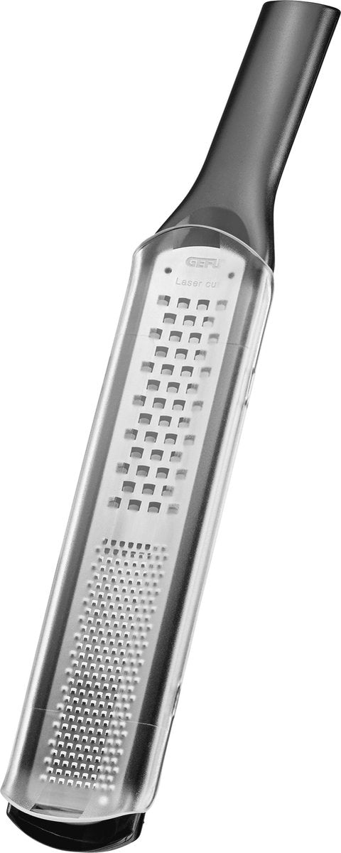 Gefu Rafino grattugia fine e grossa 32,4 cm – 2 in 1 – taglio laser – acciaio inossidabile