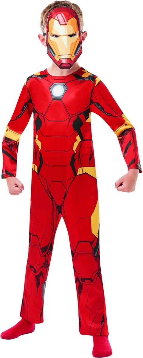 Rubini iron man classico - bambino - abbigliamento carnevale