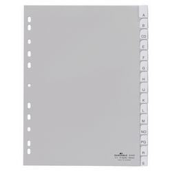 Tabs durevole 6442 polipropilene a4 230x297mm grigio 15 tabs