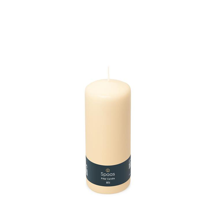Spaas 1074088 - candela cilindro 60 150 - avorio | 12 pezzi