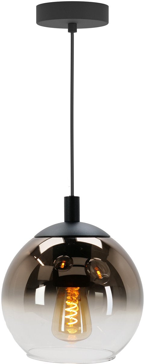 Lampada a sospensione Eglo ariscani 1 - e27 - ø 20 cm - nero rame