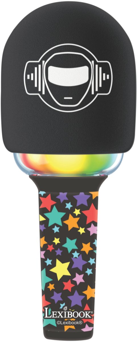 Microfono karaoke wireless Bluetooth Lexibook con effetti sonori e luminosi