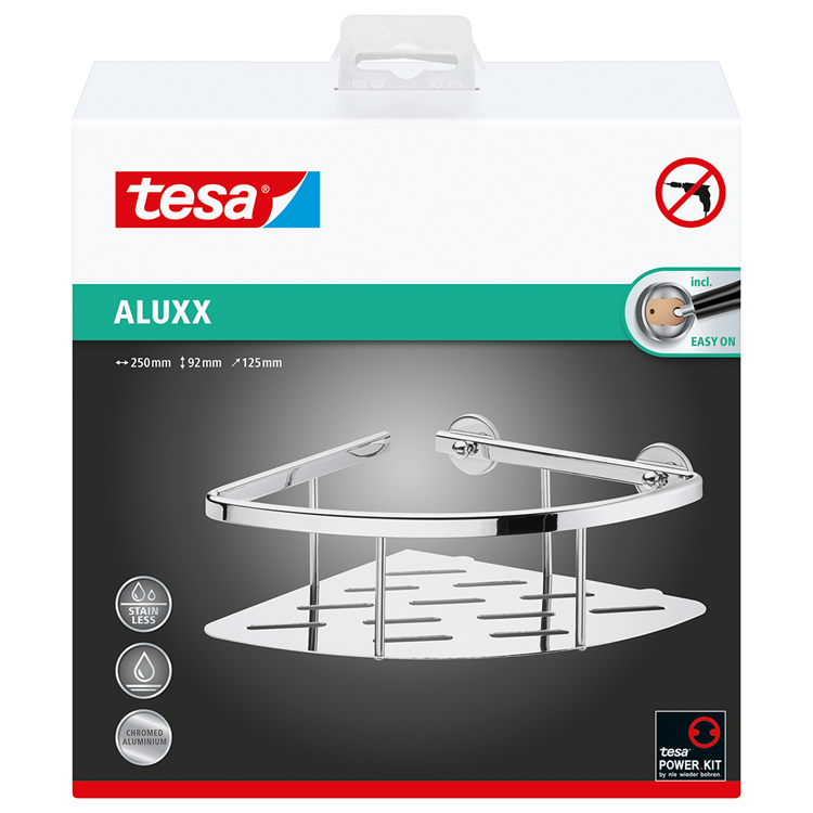 Tesa 1061445 - aluxx h rek enkel + bodempl | 1 stuks