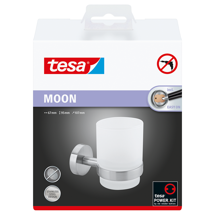 Tesa 1062569 - portabicchieri luna | 1 pz
