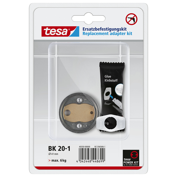 Tesa 1062570 - kit adattatore bk20-1 | 5 pezzi
