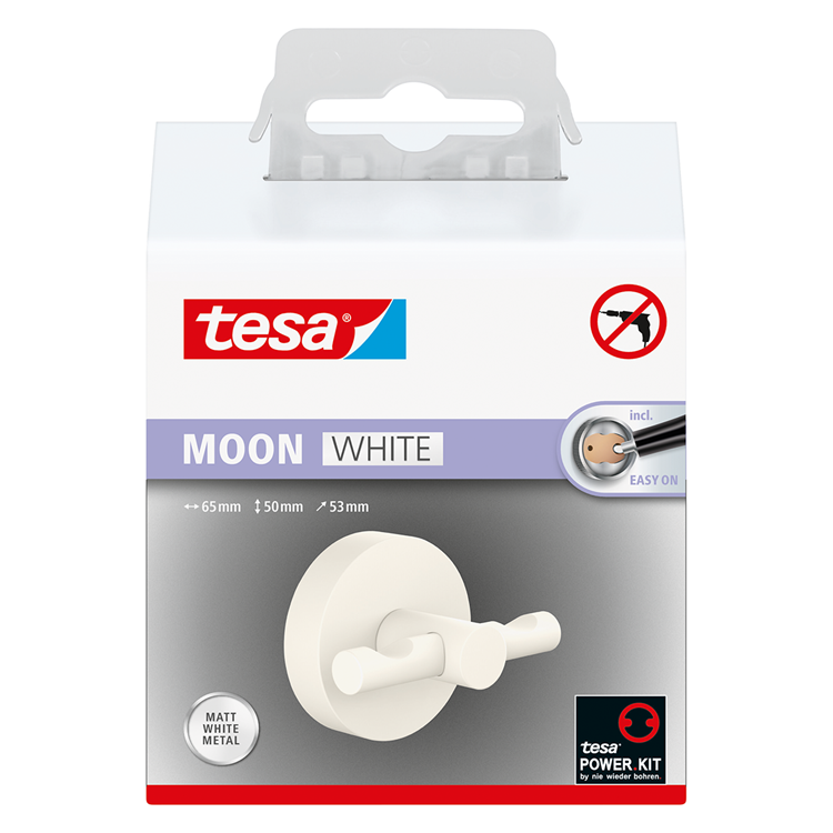 Tesa 1073532 - moon white badjashaak wit | 1 stuks