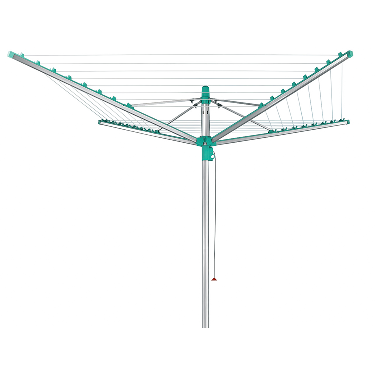 Leifheit Leifheit 85286 Linomatic 500 Easy Droogmolen 50 M Drooggete Green Silver