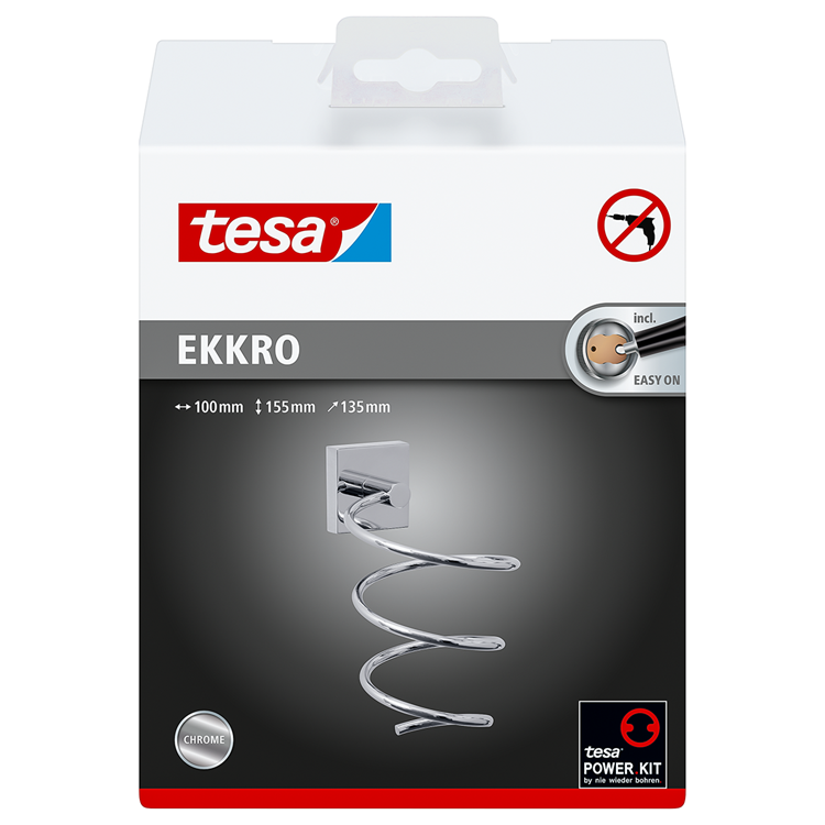 Tesa 1063237 - porta asciugacapelli ekkro | 1 pz