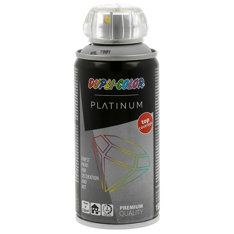 Motip 1003231 - 203398 grigio argento platino 150 ml | 2 pezzi