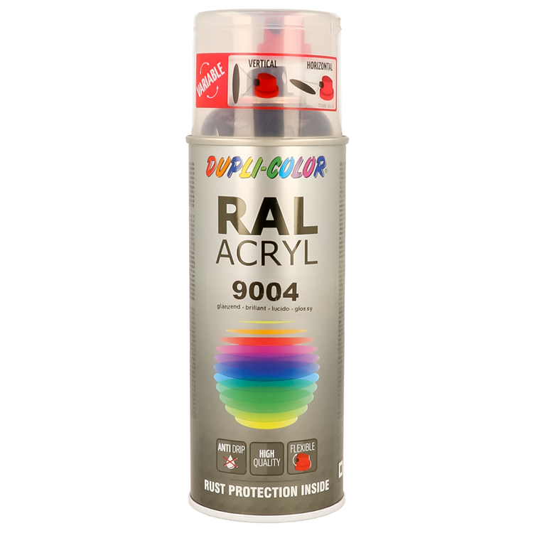 Motip 1059950 - ral 9004 nero segnale 400 ml | 2 pezzi