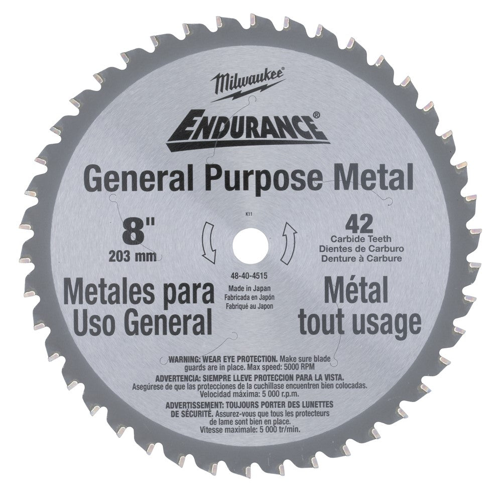 Accessori Milwaukee lama per sega circolare 203 8 x 15,87 5 8 mm (42 denti) - 48404515