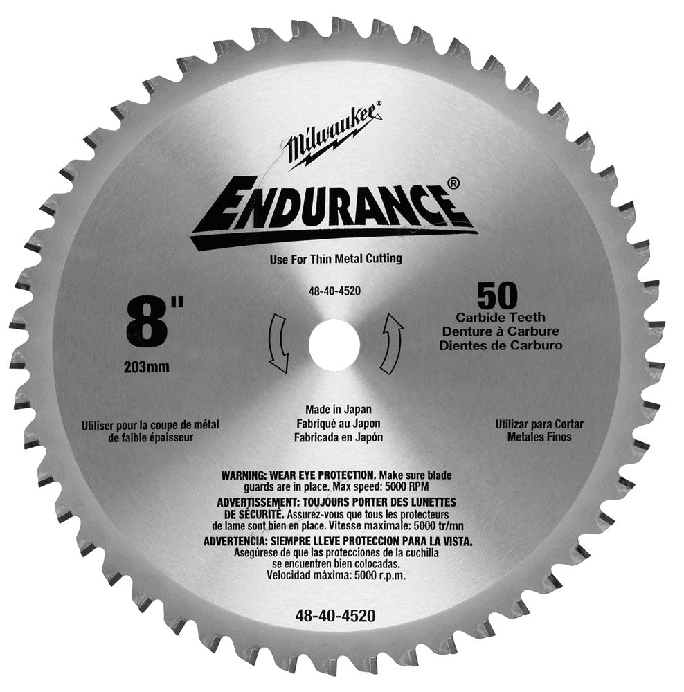 Milwaukee accesorios hoja de sierra circular 203 8 x 15,87 5 8 mm (50 dientes) - 48404520
