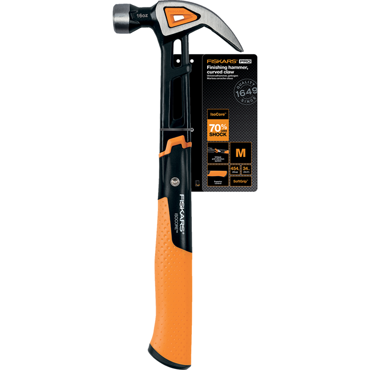 Martillo de orejas Fiskars isocore m | doblado | 1027202 - 1027202